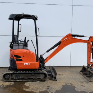Kubota U17-3 Hydr. Lignes de train de roulement/marteau