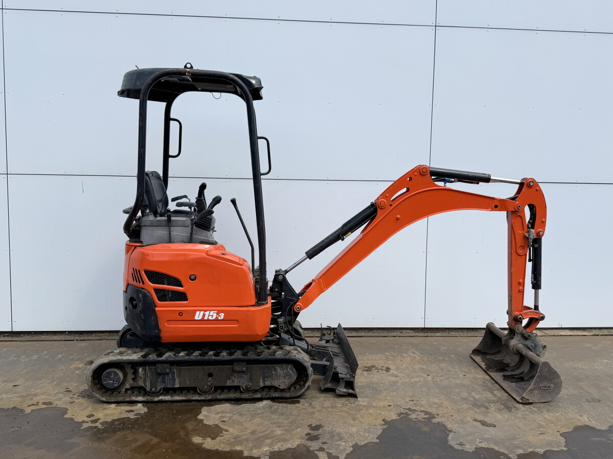 Kubota U17-3 Hydr. Lignes de train de roulement/marteau