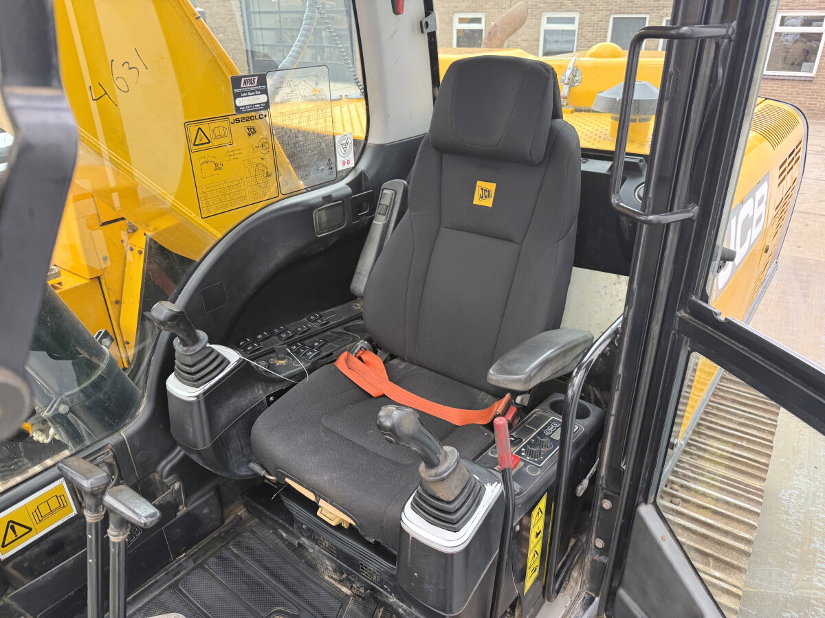 JCB JS220LC Lignes de marteau / Attache rapide / Caméra – Image 8