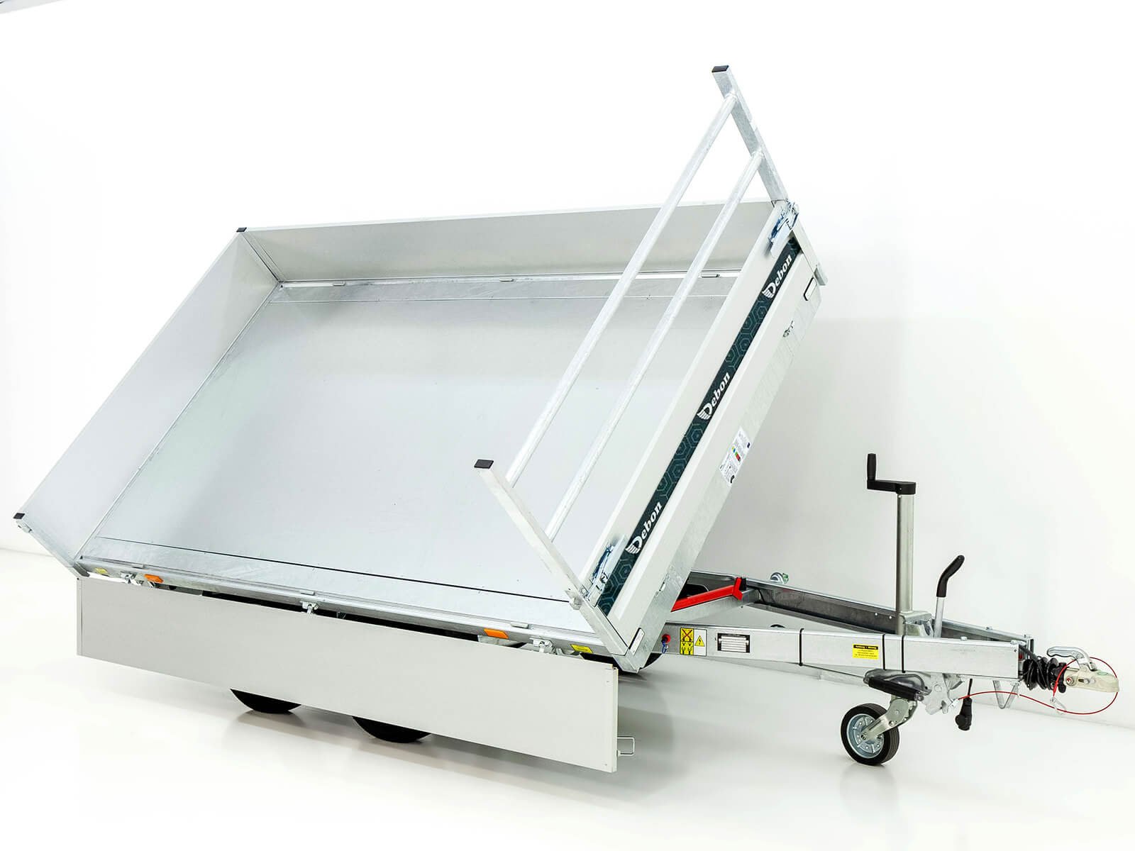 Benne basculante tridirectionnelle Debon 180×306 2,6 t | Pompe électrique neuve – Image 6