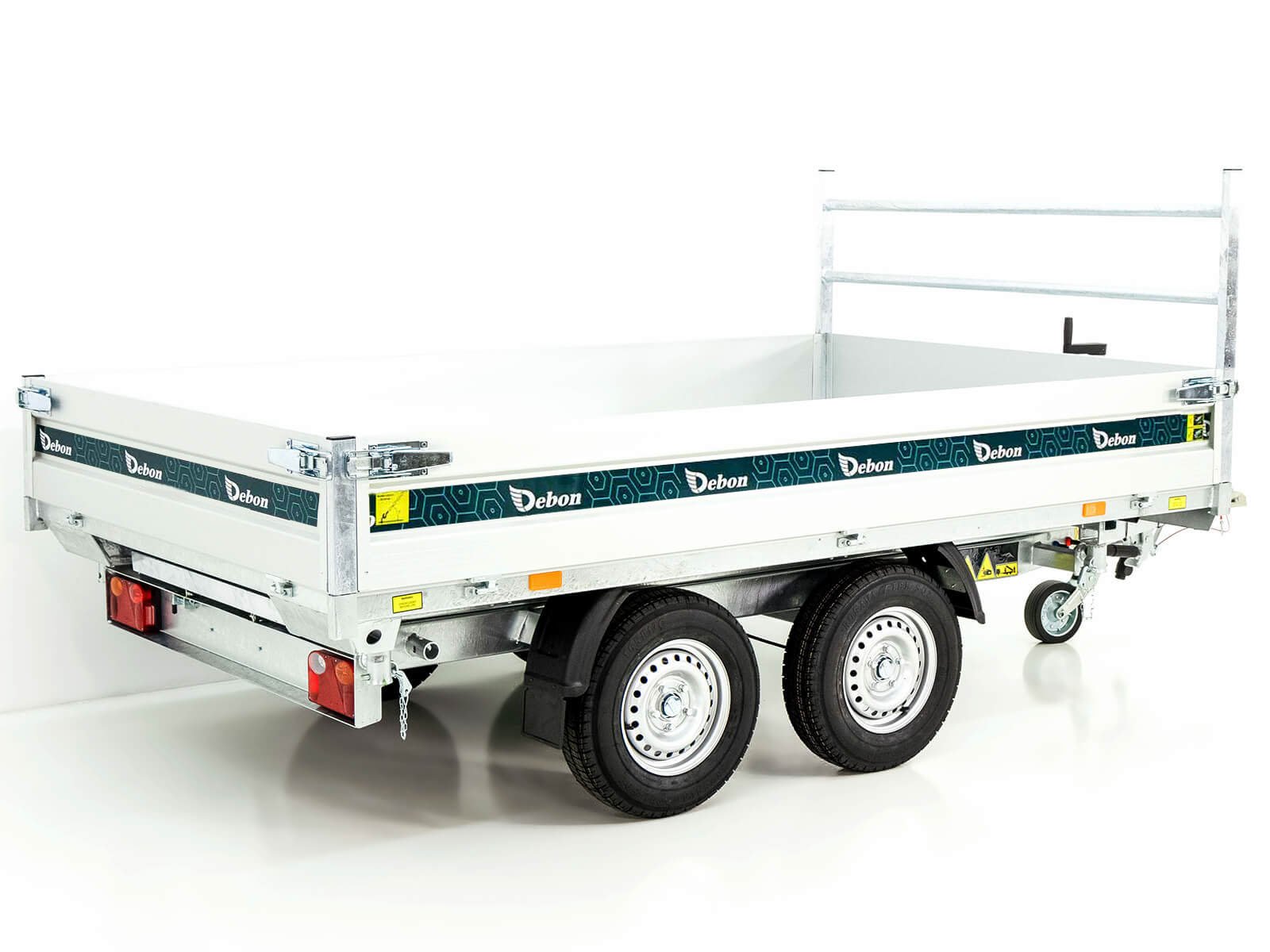 Benne basculante tridirectionnelle Debon 180×306 2,6 t | Pompe électrique neuve – Image 10