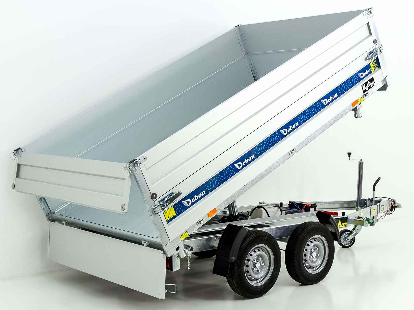 Benne basculante 3 voies Debon 180×306 2,6 t | Pompe électrique | BWA-Neuf – Image 9