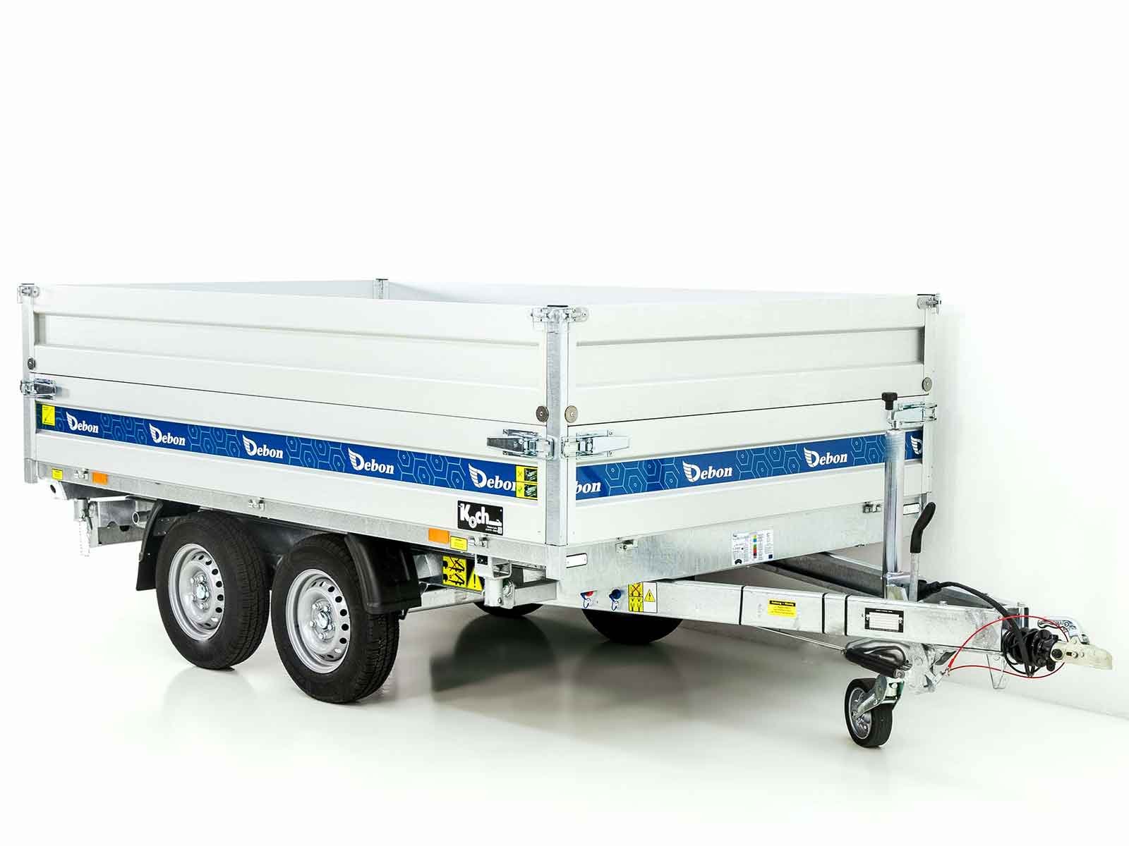 Benne basculante 3 voies Debon 180×306 2,6 t | Pompe électrique | BWA-Neuf – Image 10