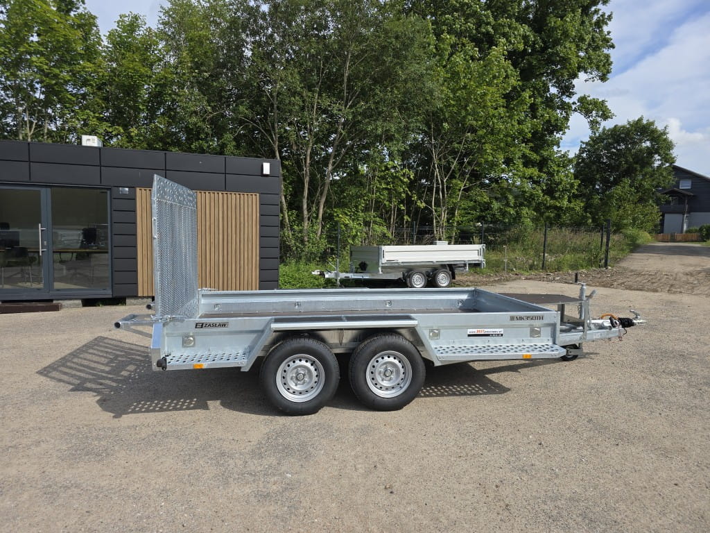 Remorque ZASŁAW MK350TH pour le transport d'une mini-pelle d'un PTAC de 3,5 tonnes – Image 6