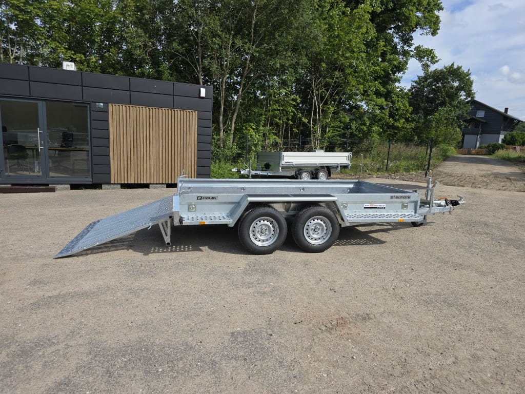 Remorque ZASŁAW MK350TH pour le transport d'une mini-pelle d'un PTAC de 3,5 tonnes – Image 2