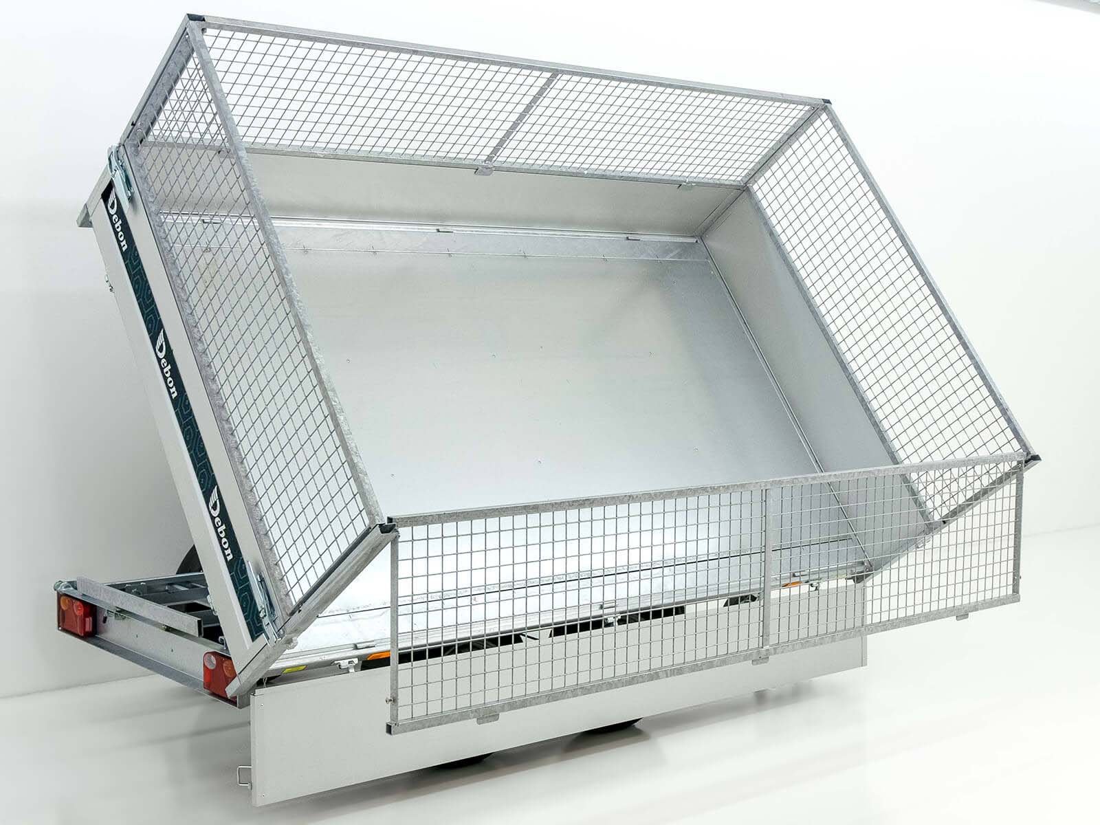 Benne basculante tridirectionnelle Debon 180×306 2,6 t | Pompe électrique | Grid-New – Image 6