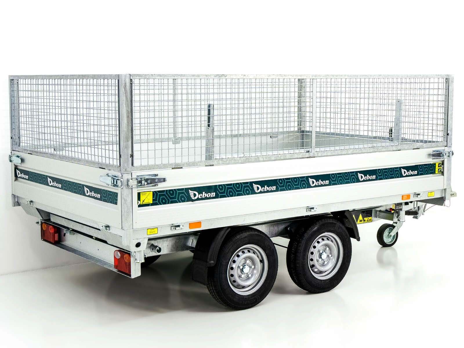 Benne basculante tridirectionnelle Debon 180×306 2,6 t | Pompe électrique | Grid-New – Image 3