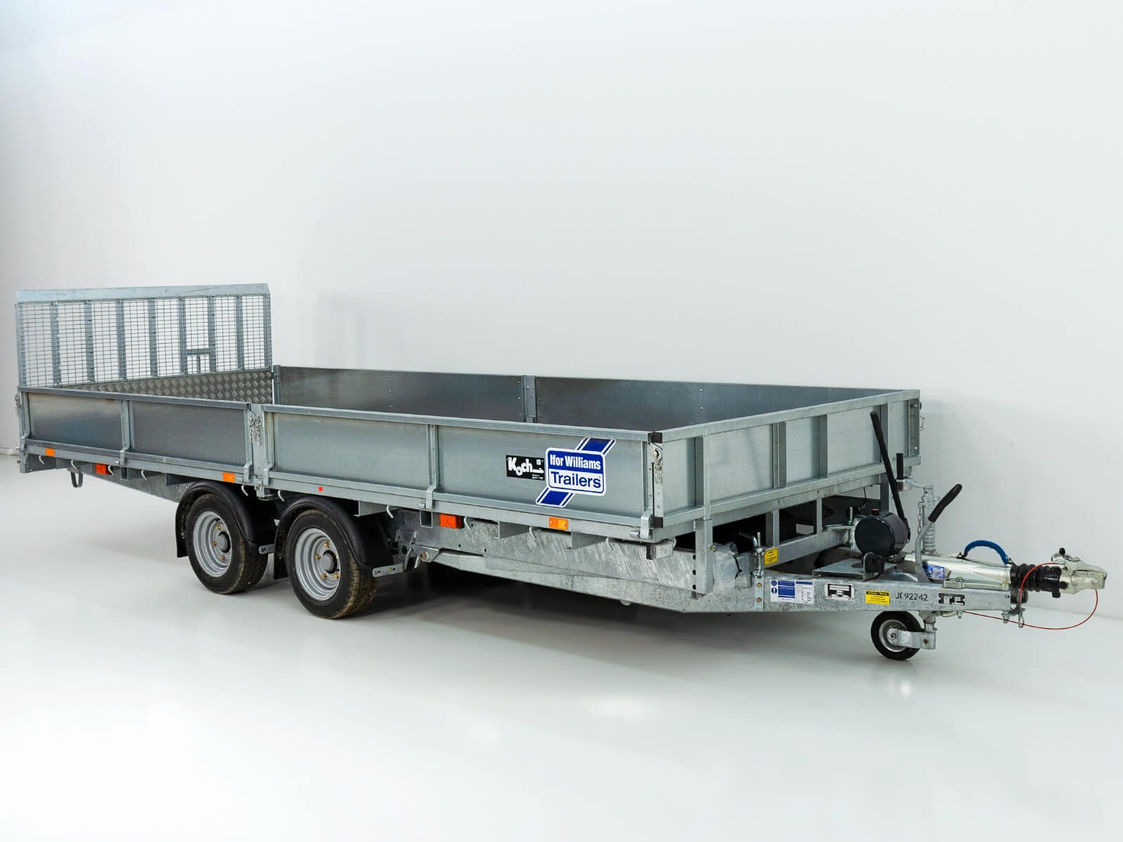 Remorque benne Ifor Williams | 192 x 487 cm | 3,5 t | Type : CT166-Neuf
