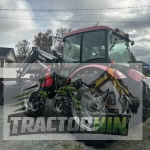 Tracteur agricole ZETOR Proxima Power 90 et chargeur frontal