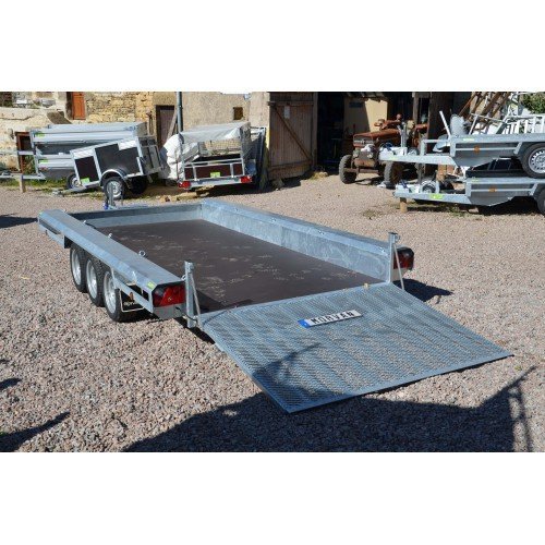 Vlemmix Porte-engin 400 x 180 PTAC 3500 kg 3 essieux 3x1500 kg – Image 6