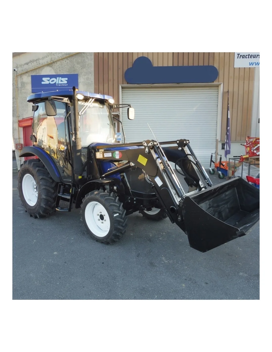 Tracteur Lovol M504C Cabine + Chargeur Frontal – Image 9