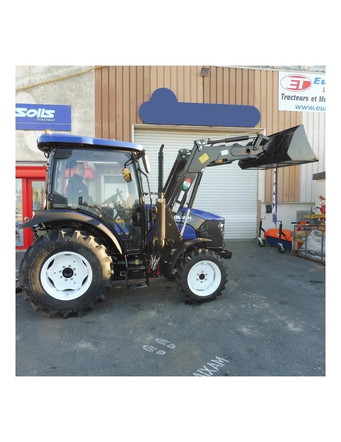 Tracteur Lovol M504C Cabine + Chargeur Frontal – Image 16