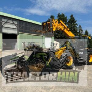 Chariot télescopique JCB 542-70 Accessoires: Fourches/ Godet/ Fouches à fumier