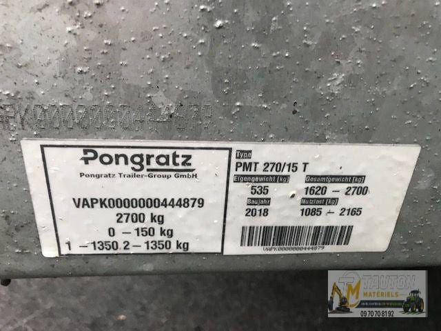 Remorque Pongratz PMT 270/15 T / 2,7 T – Image 13