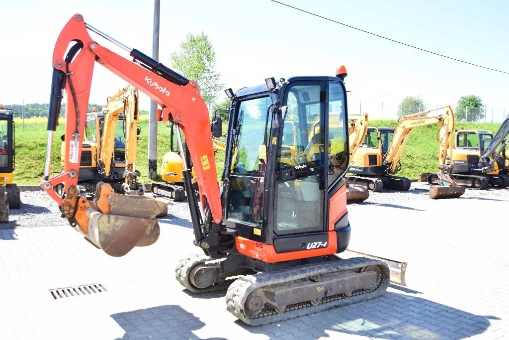 Mini Pelle Kubota U27-4 2,6 T+ 3 godets + Attache rapide – Image 17