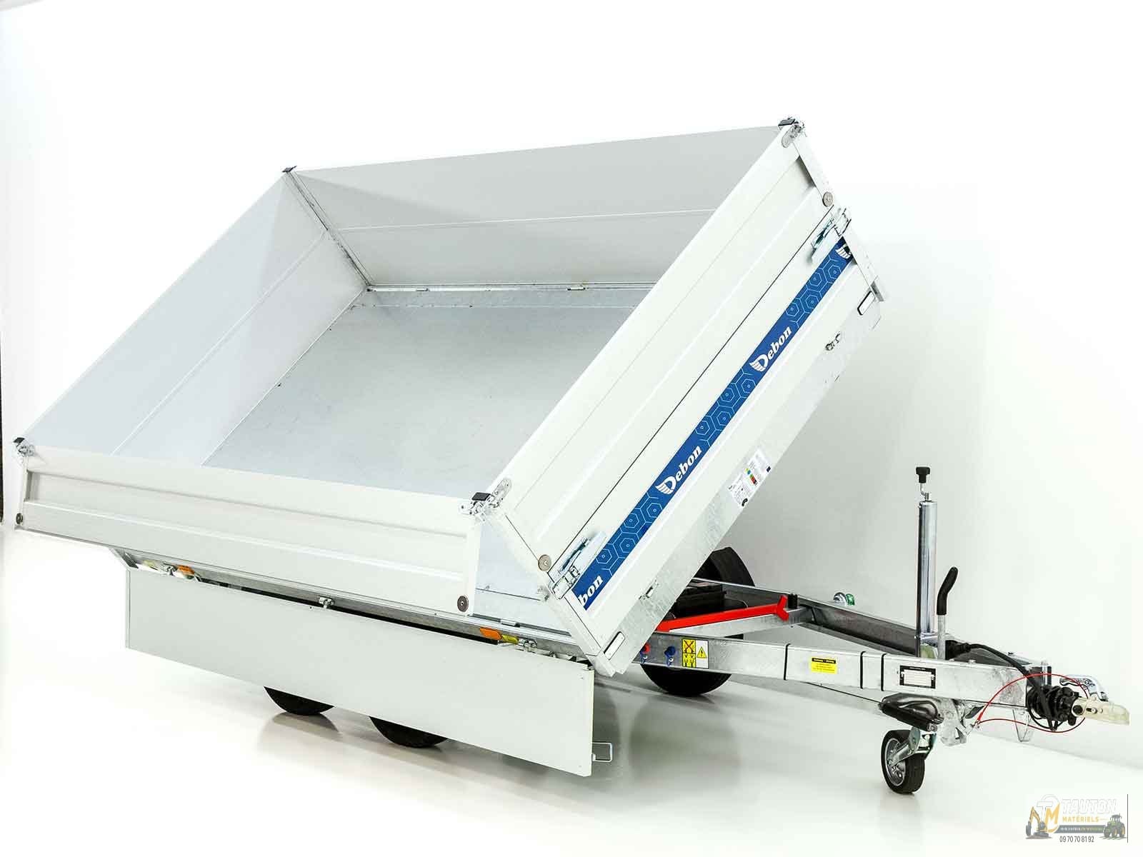 Benne basculante 3 voies Debon 180×306 2,6 t | Pompe électrique | BWA-Neuf – Image 11