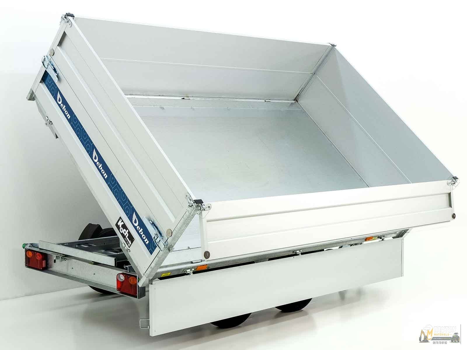 Benne basculante 3 voies Debon 180×306 2,6 t | Pompe électrique | BWA-Neuf – Image 13