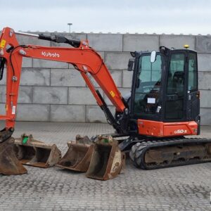 KUBOTA U50-5 avec 4 Godets