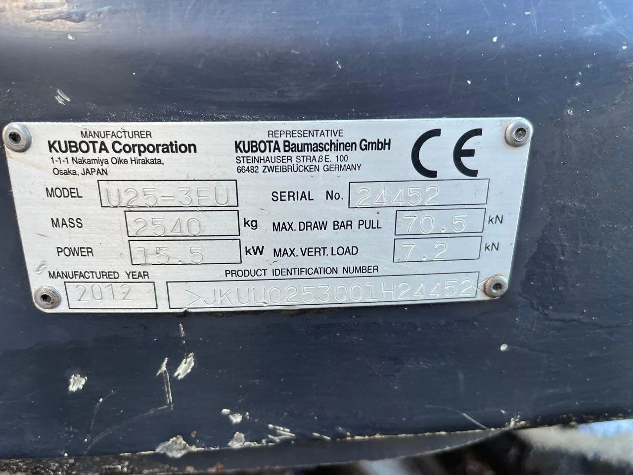 Kubota U25 avec 3 Godets et Remorque et BRH – Image 16