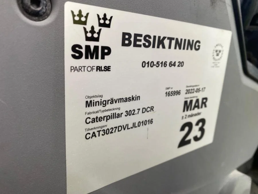Caterpillar 302.7D avec BRH et 4 Godets + Remorque – Image 79