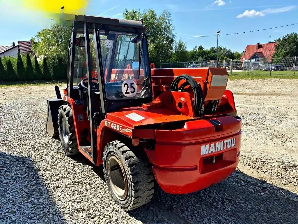 Chariot télescopique Manitou BT420 Fourches/ Godet/ Fouches à fumier – Image 20